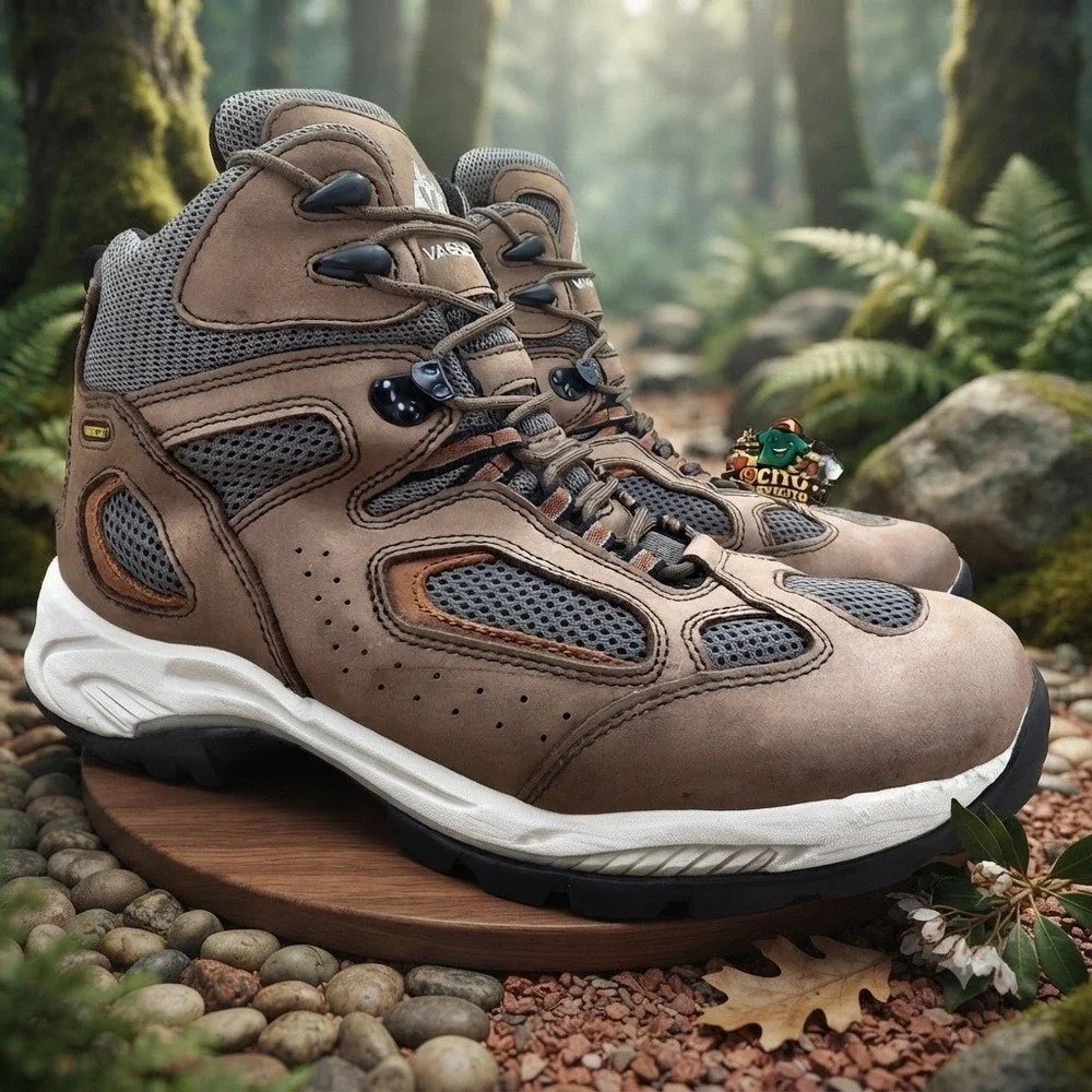 Vasque Breeze Gore-Tex Hiking Boots Mens 13W Brown Leather Waterproof Vibram